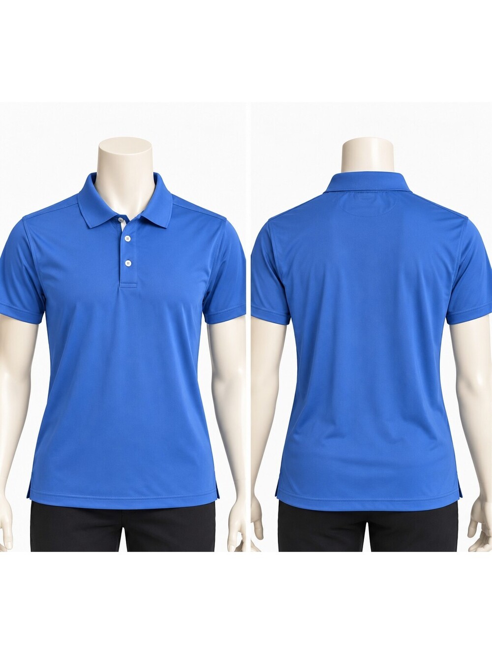 Donald Ross Men's Medium Blue Polo Shirt Classic Casual Golf